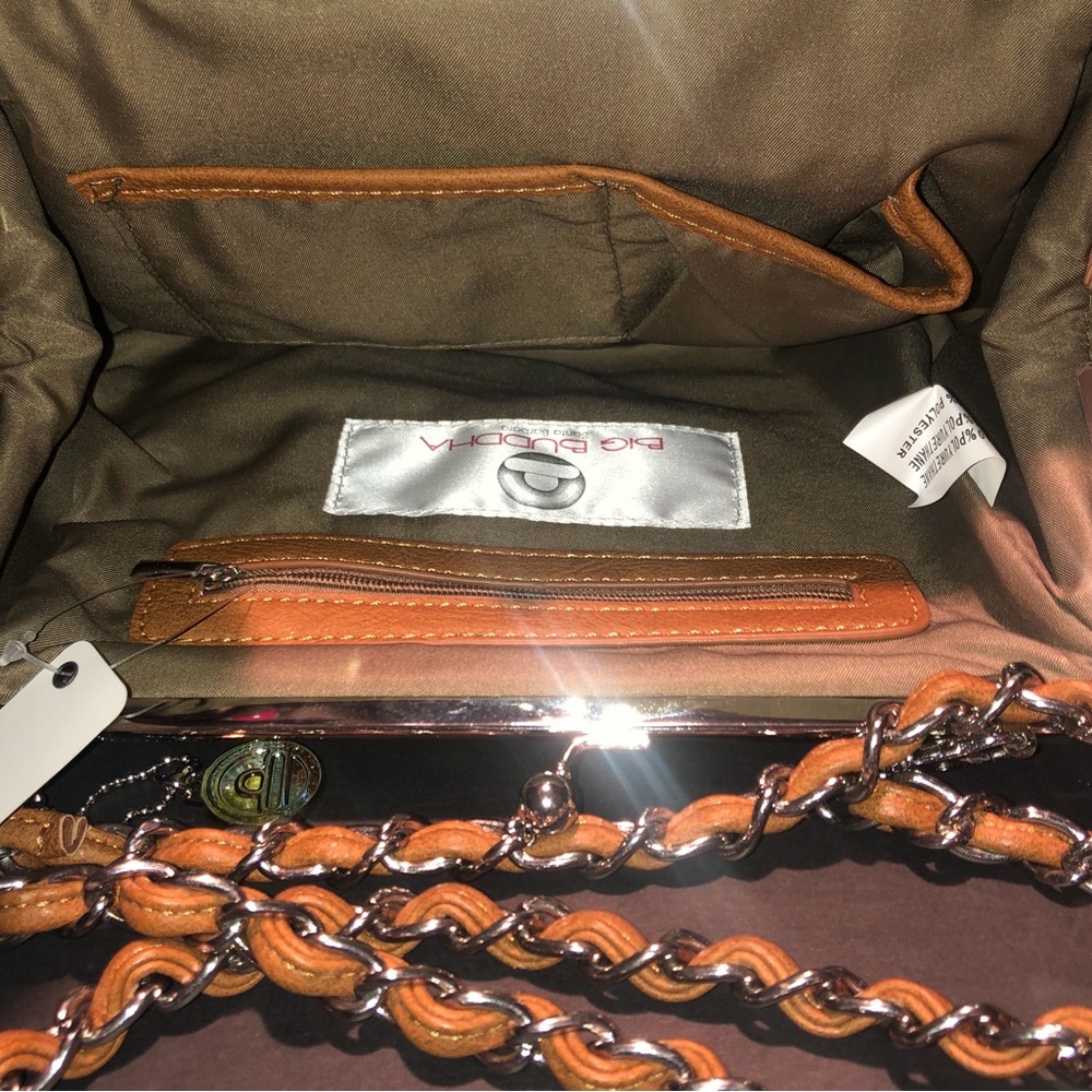 Big Buddha Retro pattern crossbody clutch - Picture 5 of 9